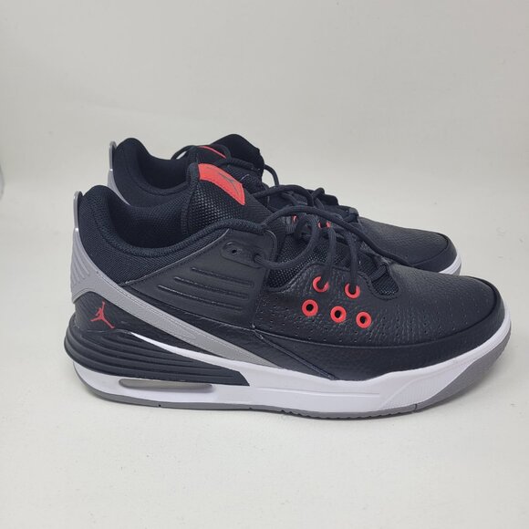 Nike Jordan Max Aura 5 Shoes Black Cement Red White BRED DZ4353-061 Men's 10.5 - Picture 4 of 16